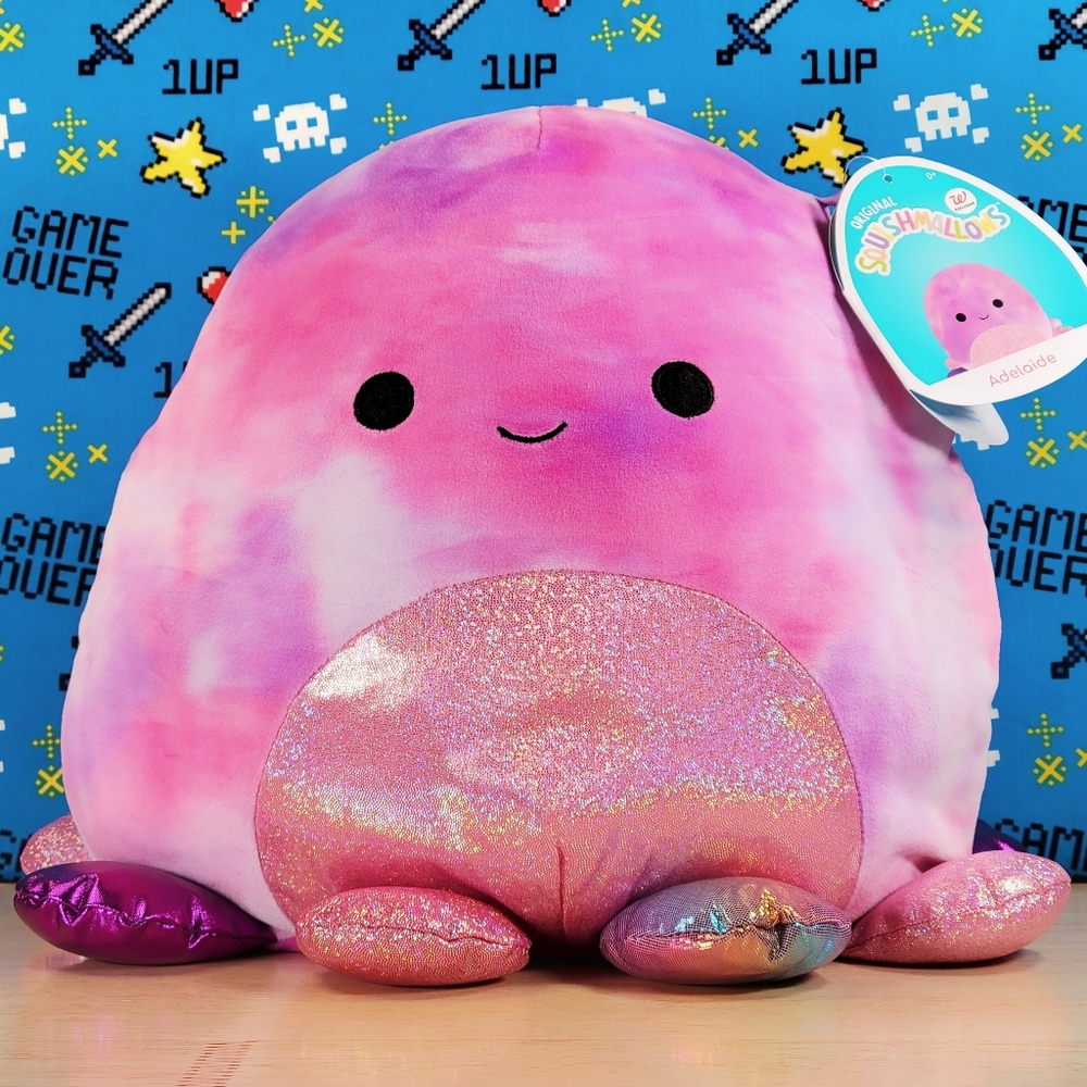 Squishmallow Adelaide the Tie-dye Octopus 12" UltraSoft Sealife Squad Plush NWT